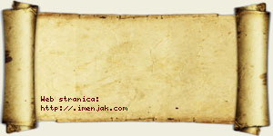 Olga Vranješ vizit kartica